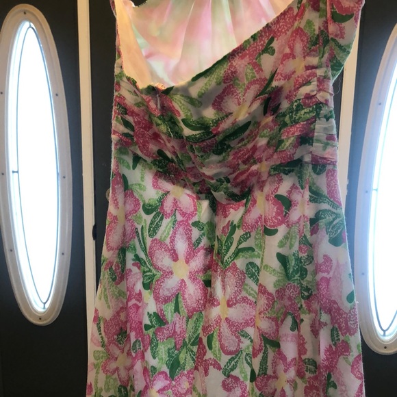 Lilly Pulitzer dress. Silk and linen. Pink white - Picture 4 of 6